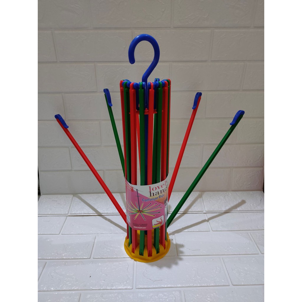 BEAUTY HANGER MASPION / GANTUNGAN BAJU BAYI / GANTUNGAN BAJU PLASTIK / GANTUNGAN BAJU BULAT / HANGER