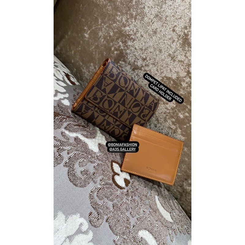 dompet lipat bonia included card holder