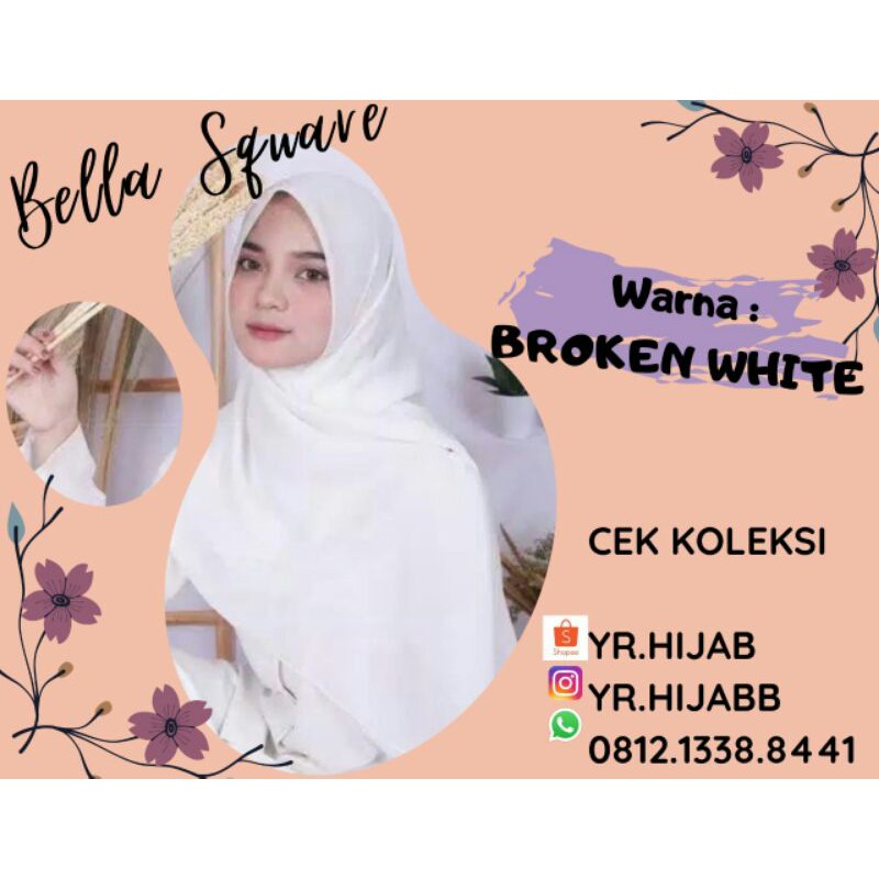 Bella Square Segiempat BROKEN WHITE