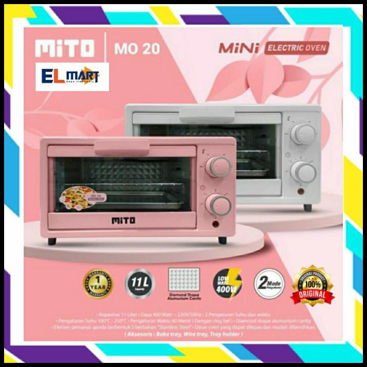 Jual Mito Oven Listrik Mini Mo Mo Liter Low Watt W Panggangan Shopee Indonesia