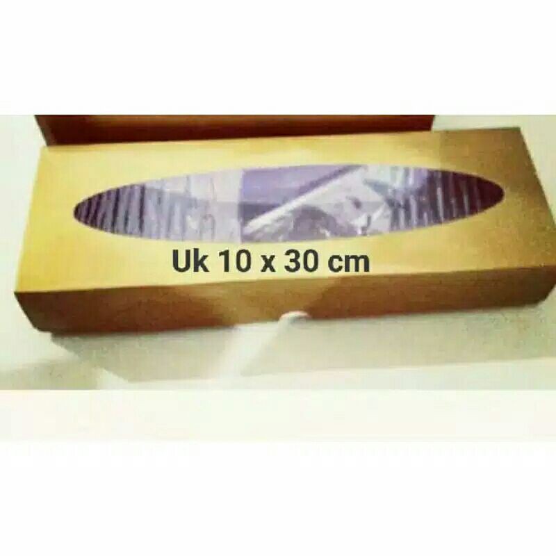 Dus Brownies Gold Min pembelian 10pcs/ Dus Kue Cake Bolu Brownies Emas 10x20 cm/ 10x22cm/ 10x30x5cm