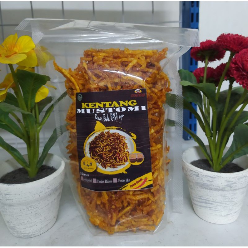 

Kentang Kering Pedas Manis Mustomi Pouch 250gram