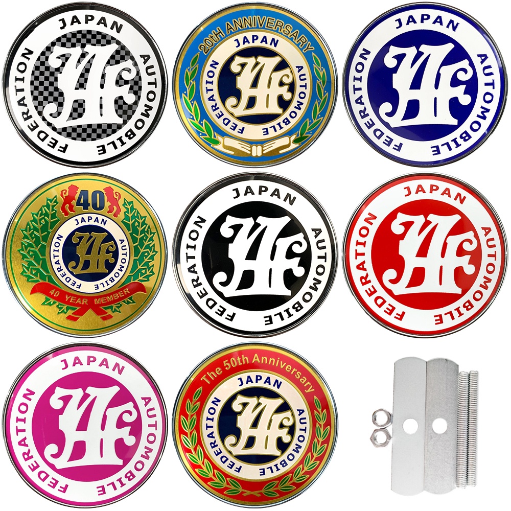 Jaf Stiker Emblem Logo Federation JDM 3D Bahan Metal Untuk Bagasi Mobil