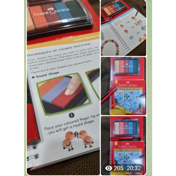 

Finger Printing Art Book Faber Castell