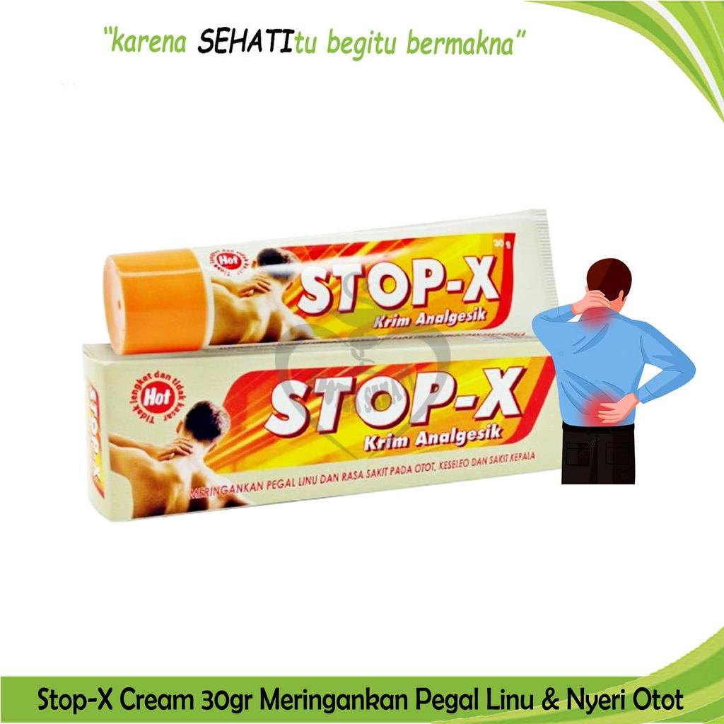 Stop-x Cream 30 Gram Krim Pereda Pegal Nyeri Otot Keseleo