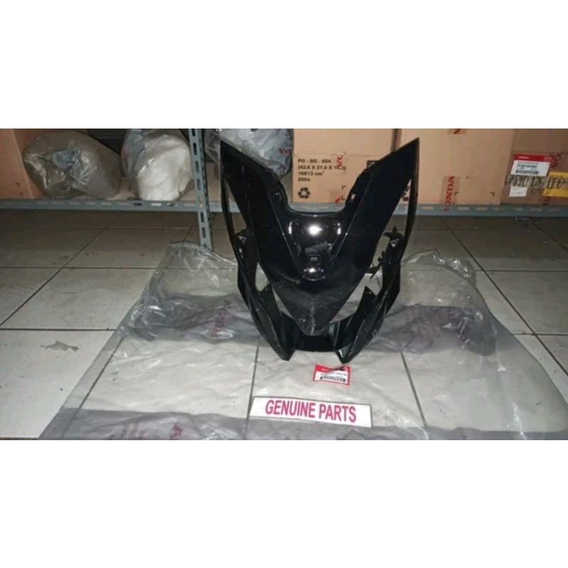 Cover Tameng panel Lampu Depan Honda New Beat Esp Fi Esp 2016-2017 Hitam Ori