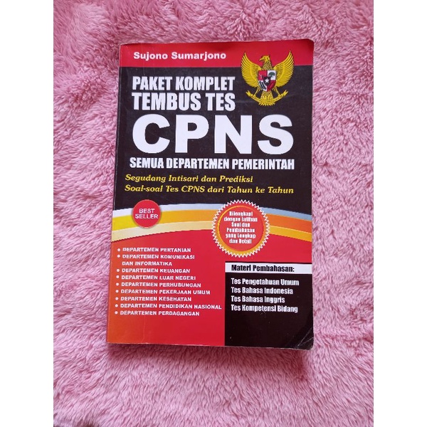 

buku panduan untuk tes cpns bekas