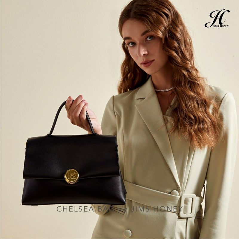 Chelsea Bag Jimshoney original tas selempang wanita tas kerja realpic cod size besar official