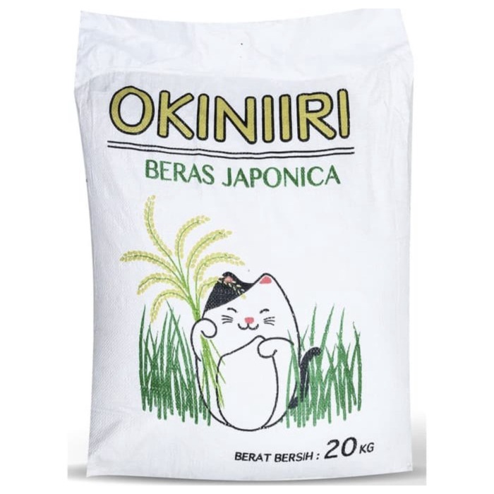 

Beras Jepang/Beras Sushi Japonica Okiniri 20 kg Good Quality ORINGINAL