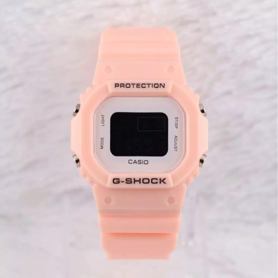 Jam Tangan Wanita Digital G-shock DW-5600 Full Pink