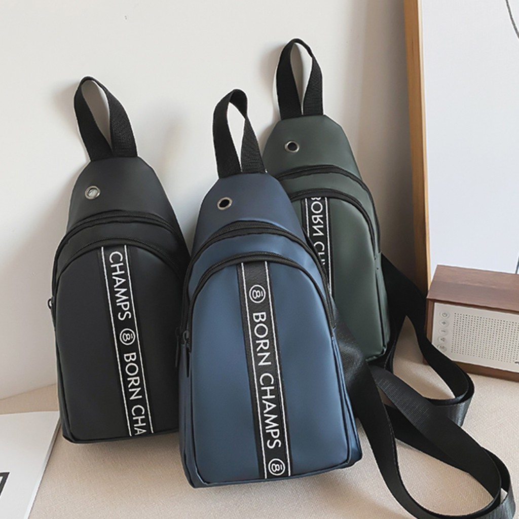 Promo Cuci Gudang Tas Waistbag / Sling Bag Mini Trendy Pria dan Wanita / Waistbag Original IMPORT Bahan Kain NB-03