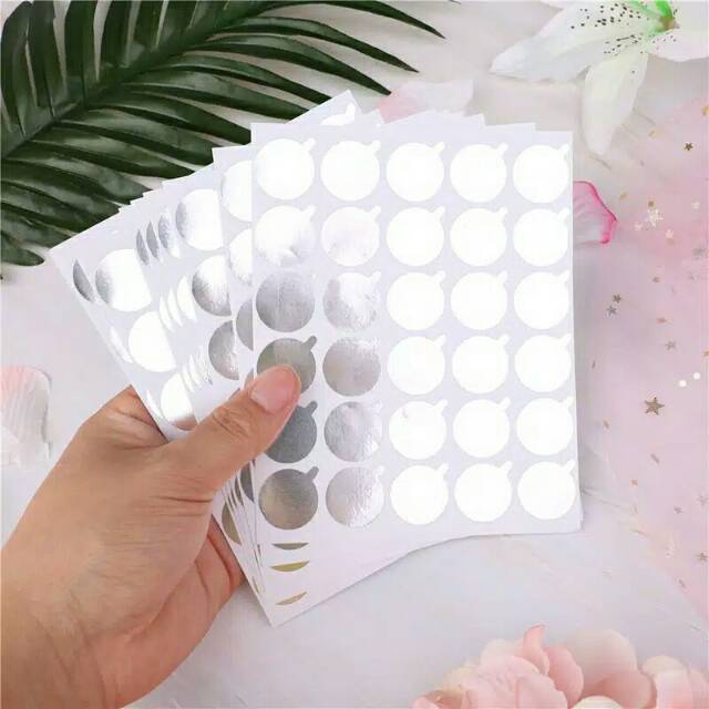 Stiker Batu Kristal untuk taruh lem Extension Bulu Mata