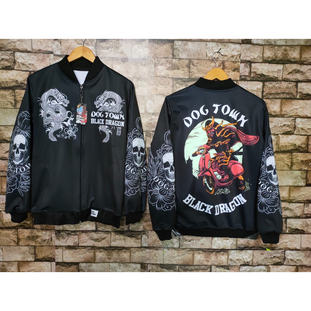 Jaket Sukajan Printing Dragon Art