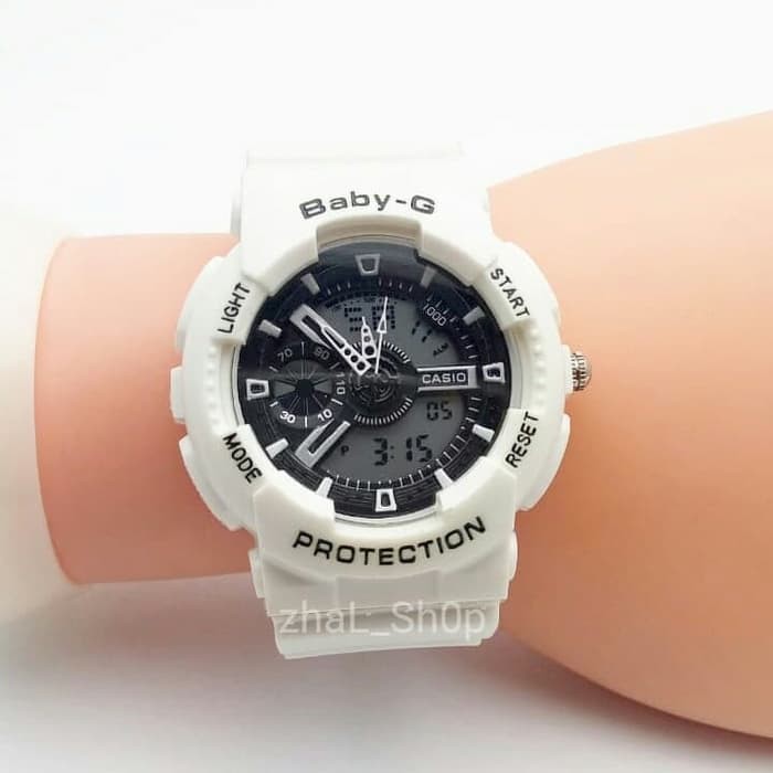 JAM TANGAN CASIO BABY G GA 110 PUTIH WHITE Premium harga grosir