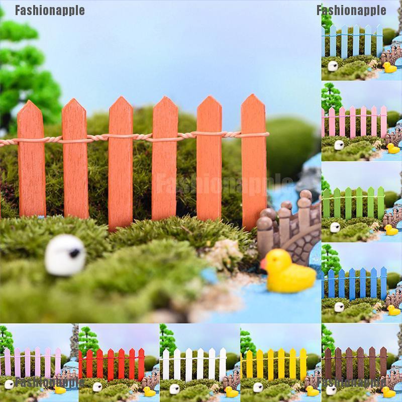 Faid Miniatur Pagar  Kayu  Kecil Diy  Untuk Dekorasi Taman  