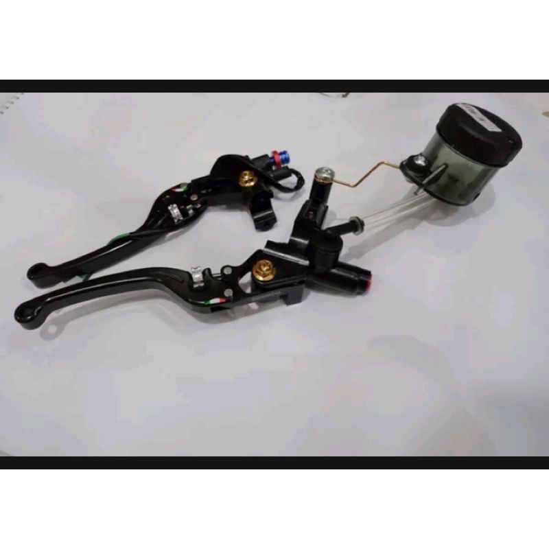Master Rem Brembo CNC Tabung Besar full black ( UNIVERSAL ) aerox nmax Vixion beat Scoopy Vario mio 
