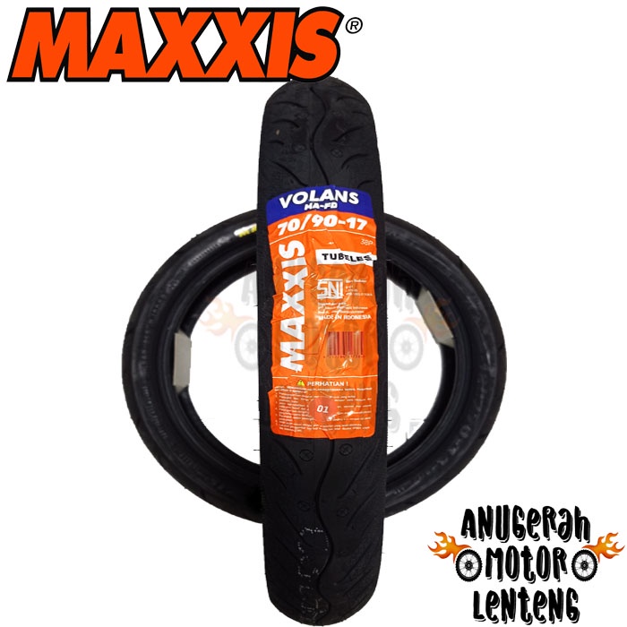 Ban Tubeless Supra, Revo, Jupiter, Vega, MX Maxxis Volans 70/90-17