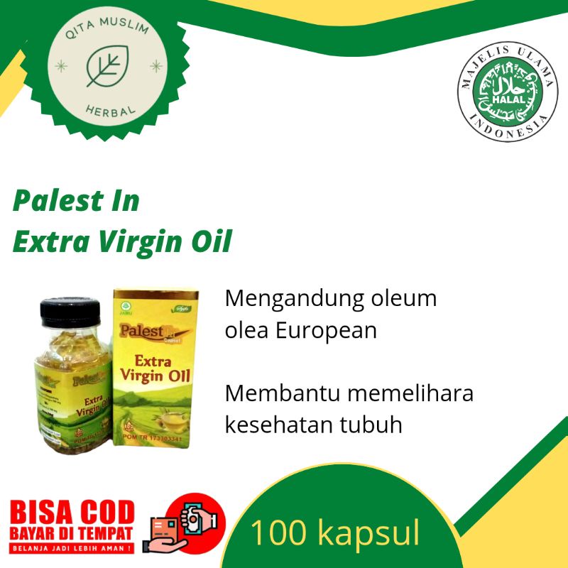 Palest In Minyak zaitun 100 kapsul produk original