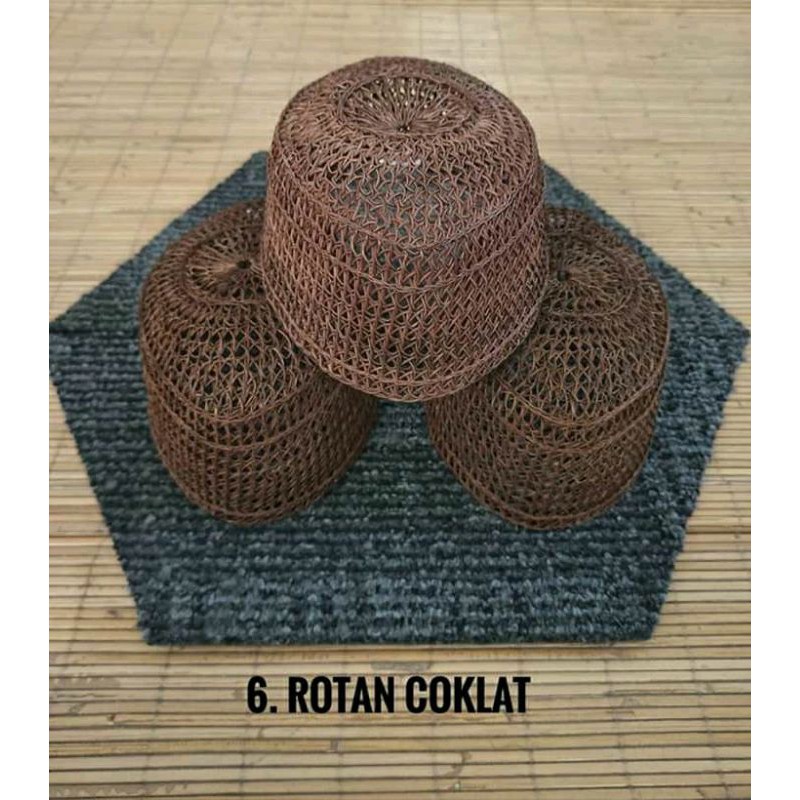 peci rotan,peci haji,songkok rotan