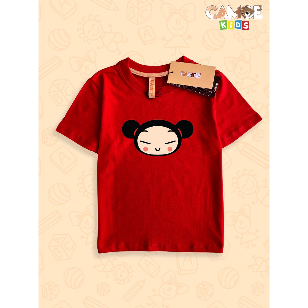 Baju kaos anak kids pucca face