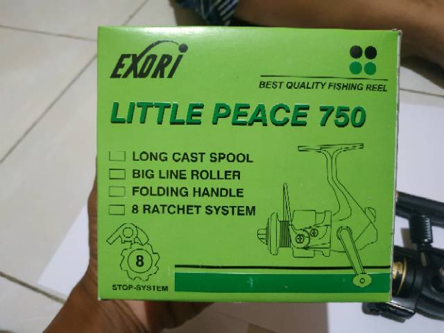 Set Pancing Exori Little Peace 750 8BB Power Handle. Siap Pakai