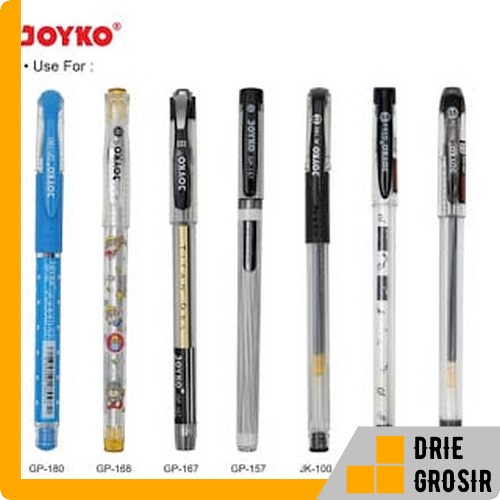 

GEL PEN REFILL ISI ULANG PULPEN JOYKO GPR-200 BULLET TIP 0.5MM 13.1 CM