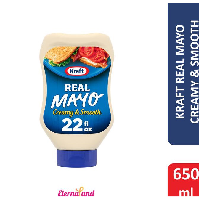

Kraft Real Mayo (Creamy & Smooth) - Mayonaise Impor Usa Kraft