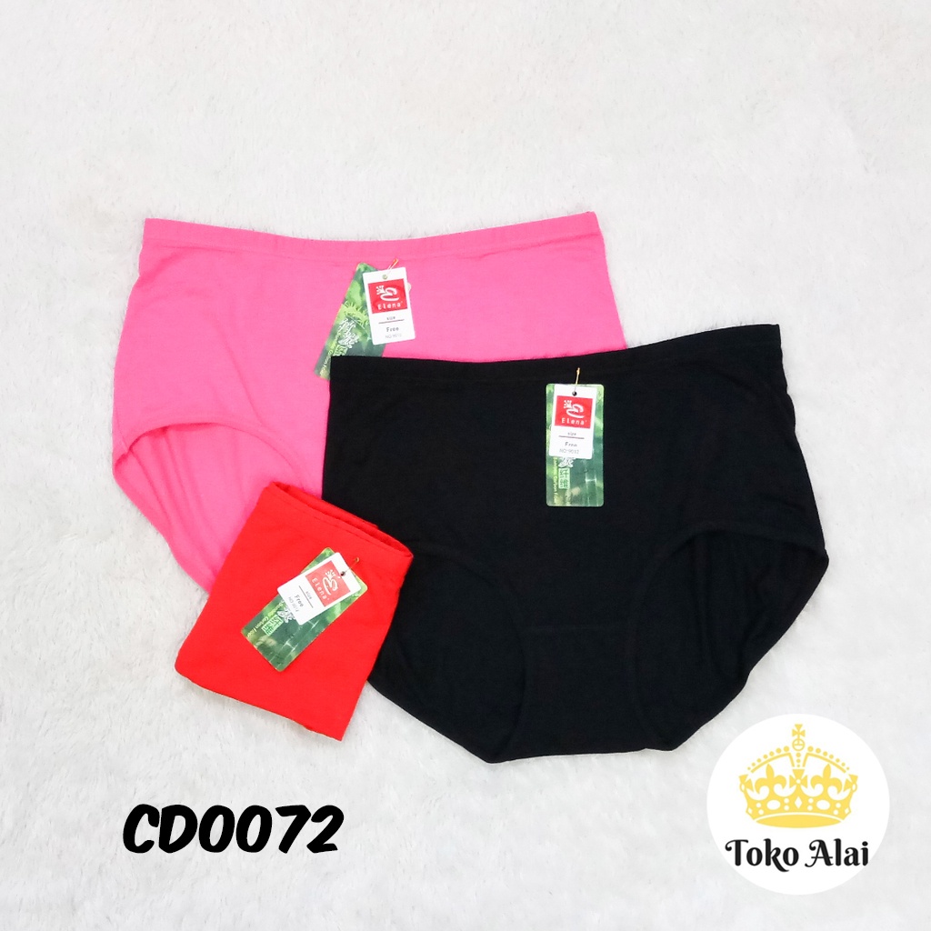 Celana Dalam Wanita Women Panties Sexy Seamless Polos Import Cewek Perempuan ELENA 9012 CD0072