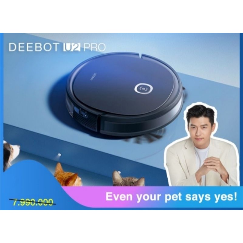 Ecovacs DEEBOT U2 PRO - Pembersih Robot Terbaik