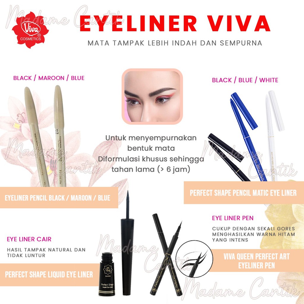 ✿ MADAME ✿ VIVA EYELINER PENCIL MATIC EYELINER PEN - INTENSE EYELINER ORIGINAL