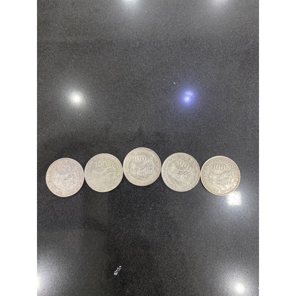 uang koin lama Rp 100 rupiah tahun 1978 orginal