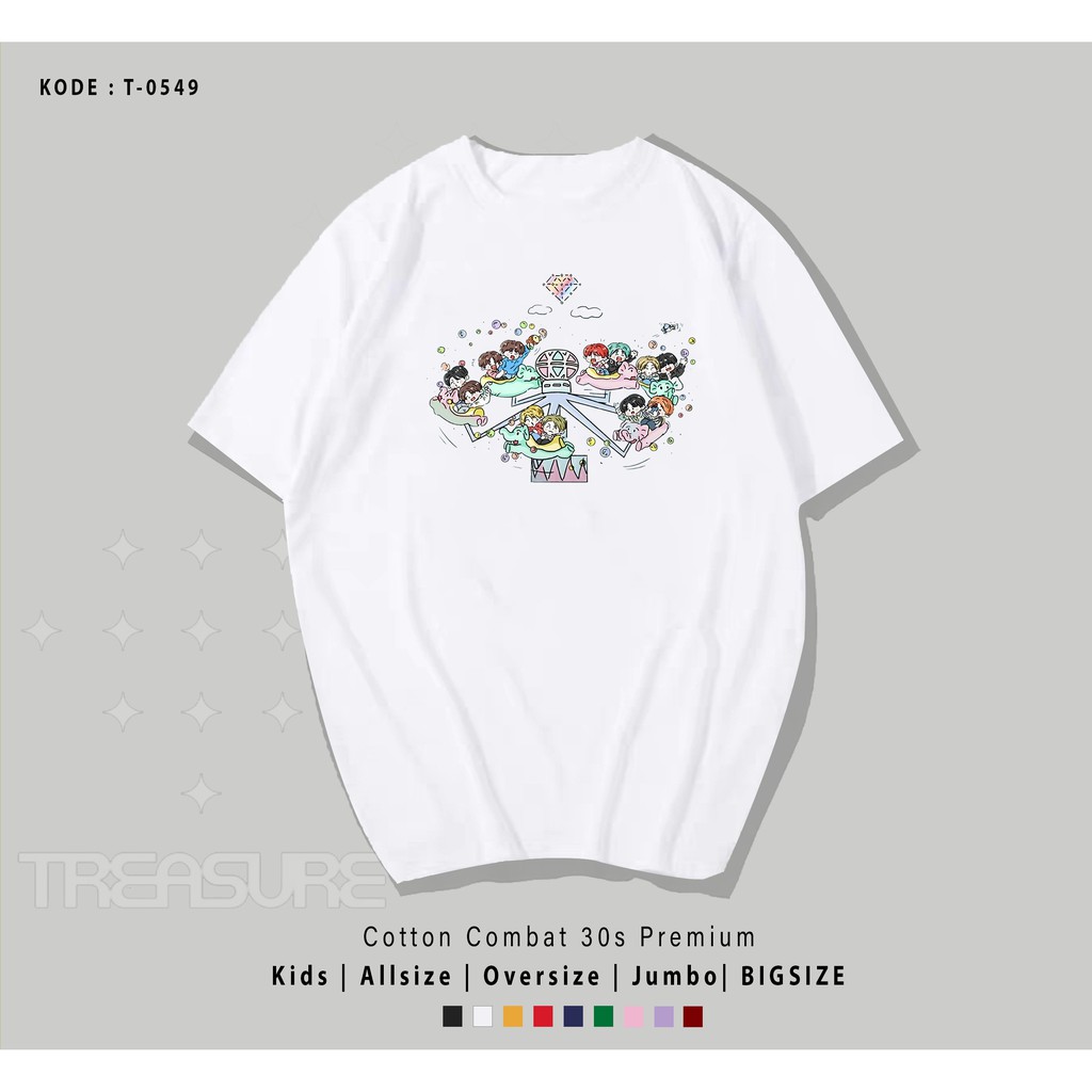 KAOS / T-SHIRT T0549 TREASURE YG DUFANS / REAL PICTURE