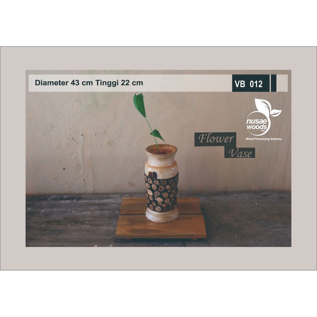 VAS BUNGA KAYU/VAS BUNGA/KADO UNIK/VAS KAYU/VAS BUNGA KAYU UNIK/VS12