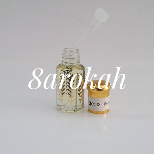 2000 Bunga Dua Ribu Bakhour Bakhoor Minyak Wangi Murni Bibit Parfum Kemasan Oles Colek /Roll On
