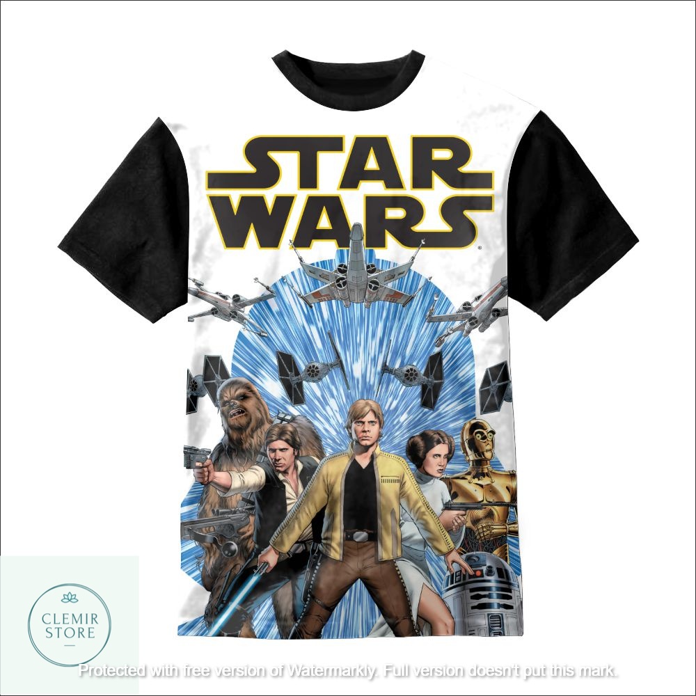 Kaos 3D Anak | Baju Printing - Baju Kaos 3D Anak Star Wars (Star Wars Vol 2 Marvel Database) Anime K