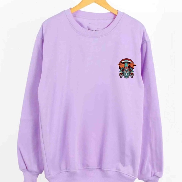 Sweater Crewneck fremdulo Pria Fleece Size M - XXL