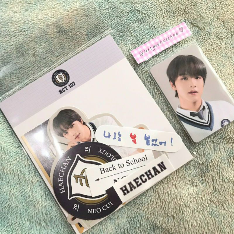 [NCT] Haechan MD Set Luggage Sticker B2s Back To School 127