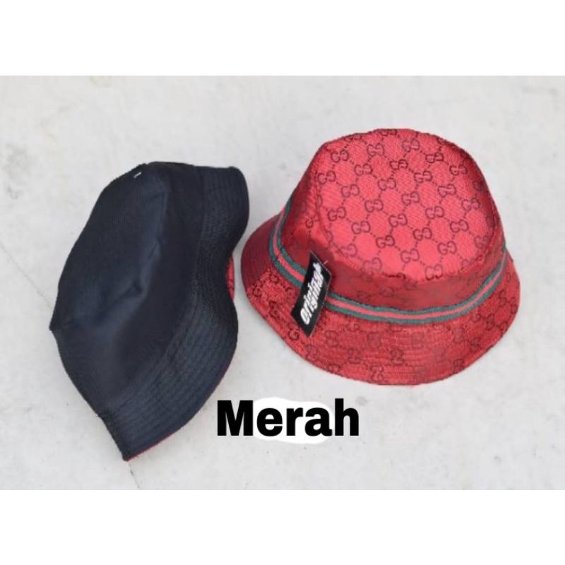 TERMURAH TOPI BUCKET HAT BATIK BOLAK BALIK LELAKI/PEREMPUAN