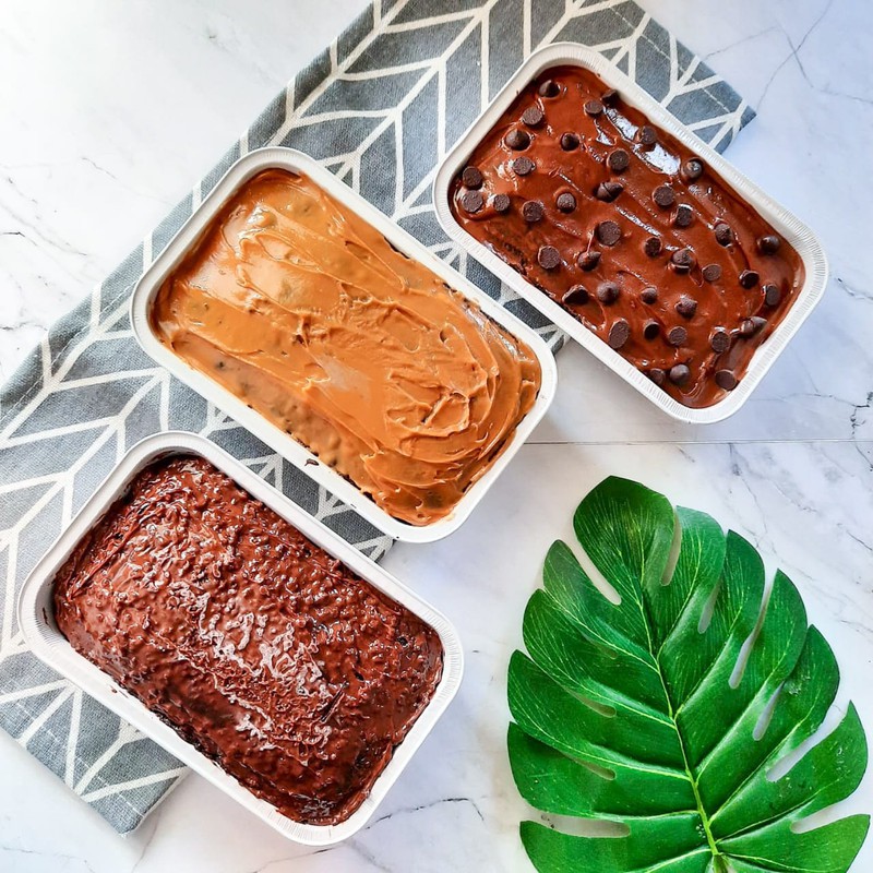 

Frozen brownies