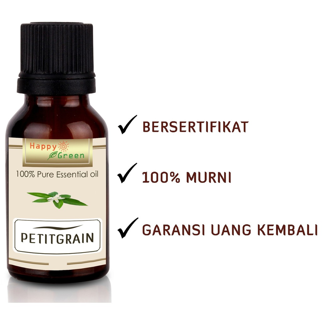 Happy Green Petitgrain Essential OIl  - Minyak Petitgrain 100%