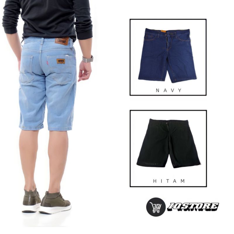 [BAYAR DITEMPAT] CELANA LEVIS PENDEK PRIA / JEANS PENDEK PRIA DEWASA / CLANA PENDEK LEVIS DEWASA
