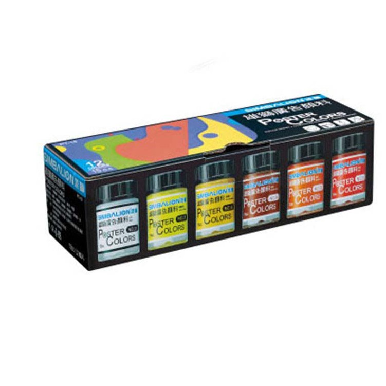 Simbalion Poster Color 15cc Set 12 Warna Cat Poster Shopee Indonesia