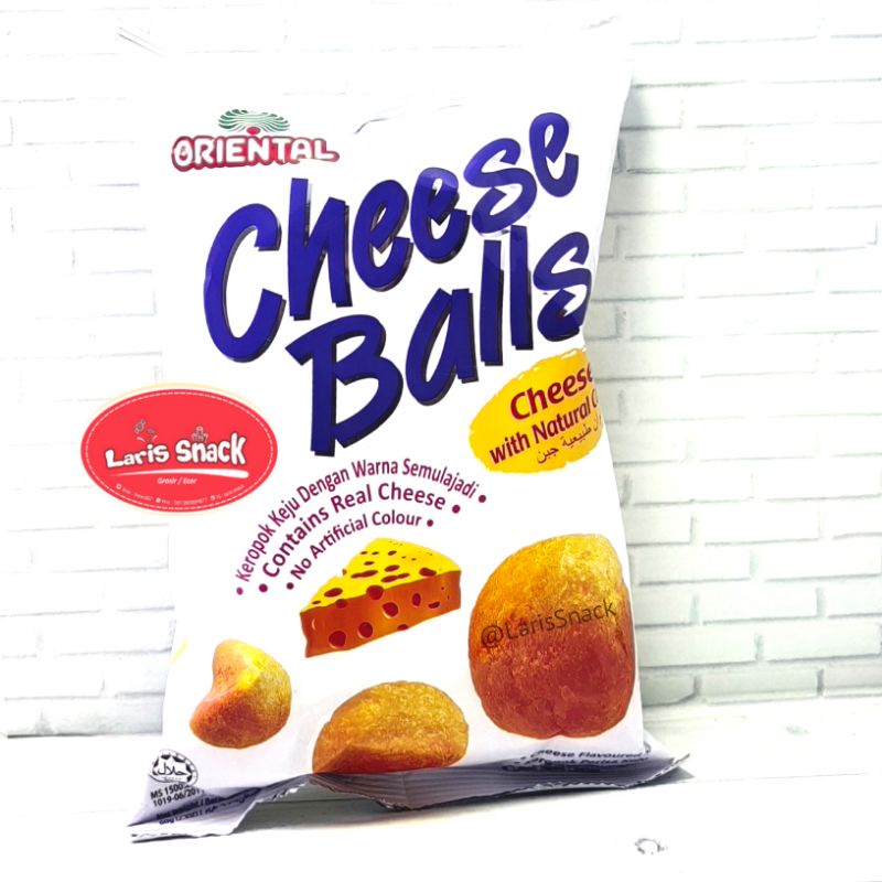 

Oriental Snack Cheese Balls Rasa Keju 60gr