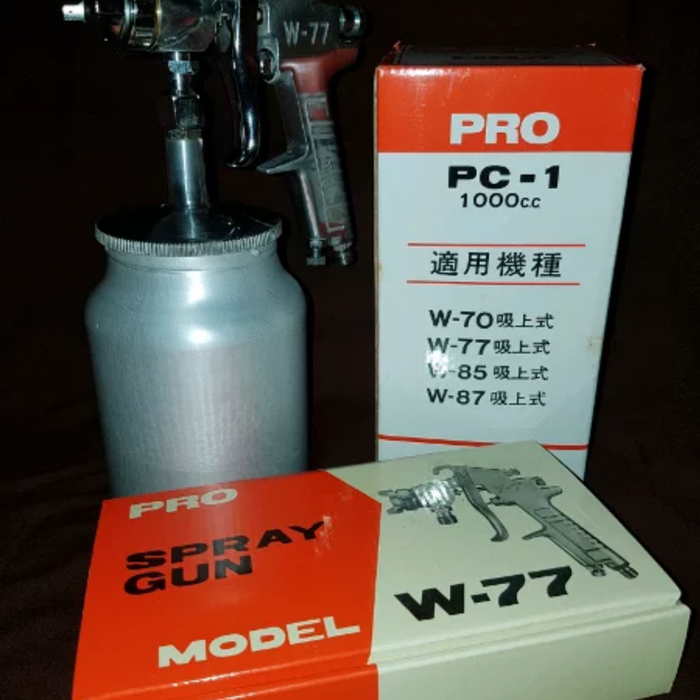 Spray Gun Original Spray Gun PRO Tabung Bawah Model W-77 PC1 2.0 mm