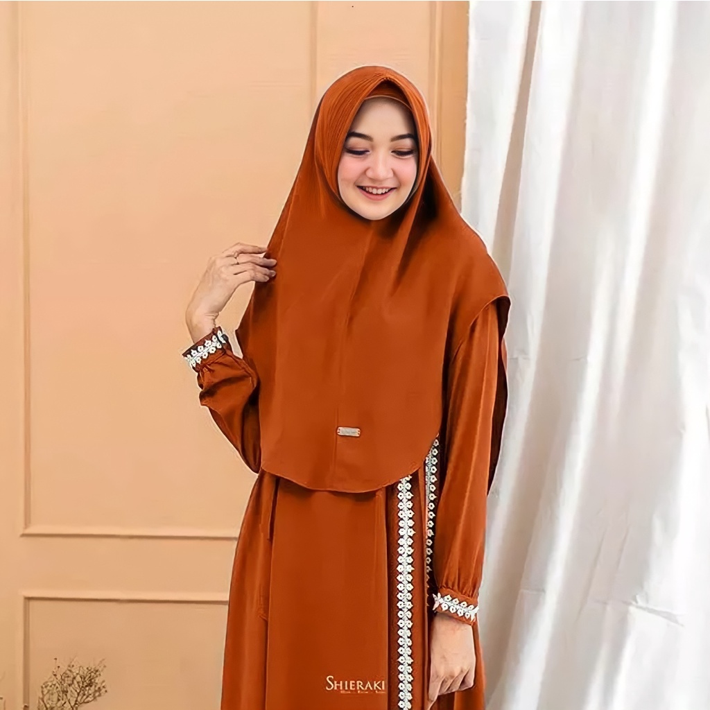 Gamis Syari Denada Toyobo Fodu Premium Size Jumbo XL XXL XXXL Untuk Busui