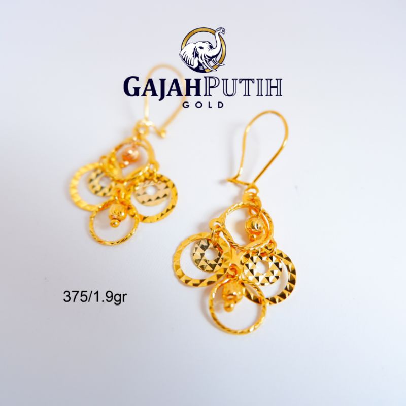 1,9gr Anting Model Slep Emas Asli kodeN419