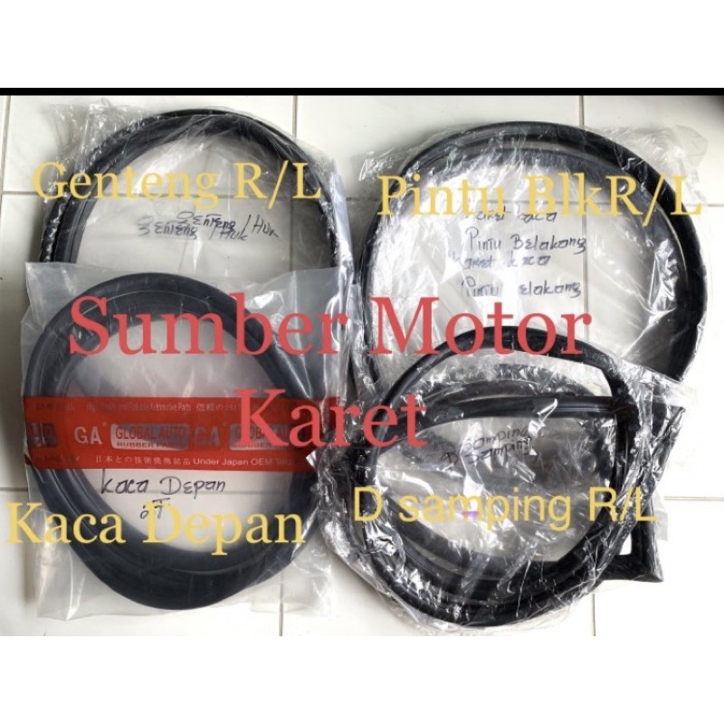 Paket Karet Toyota Hardtop FJ 40/2F (Ada Kaca Angin Depan )