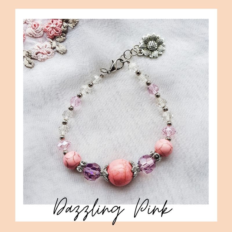 Gelang Kristal / Gelang Batu / Gelang Kristal Mix Batu