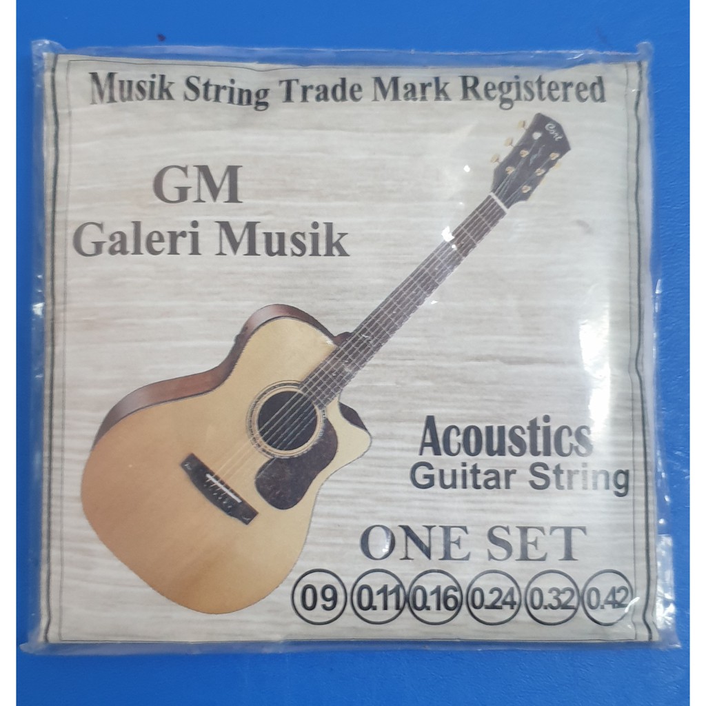 Senar gitar Akustik set dan eceran