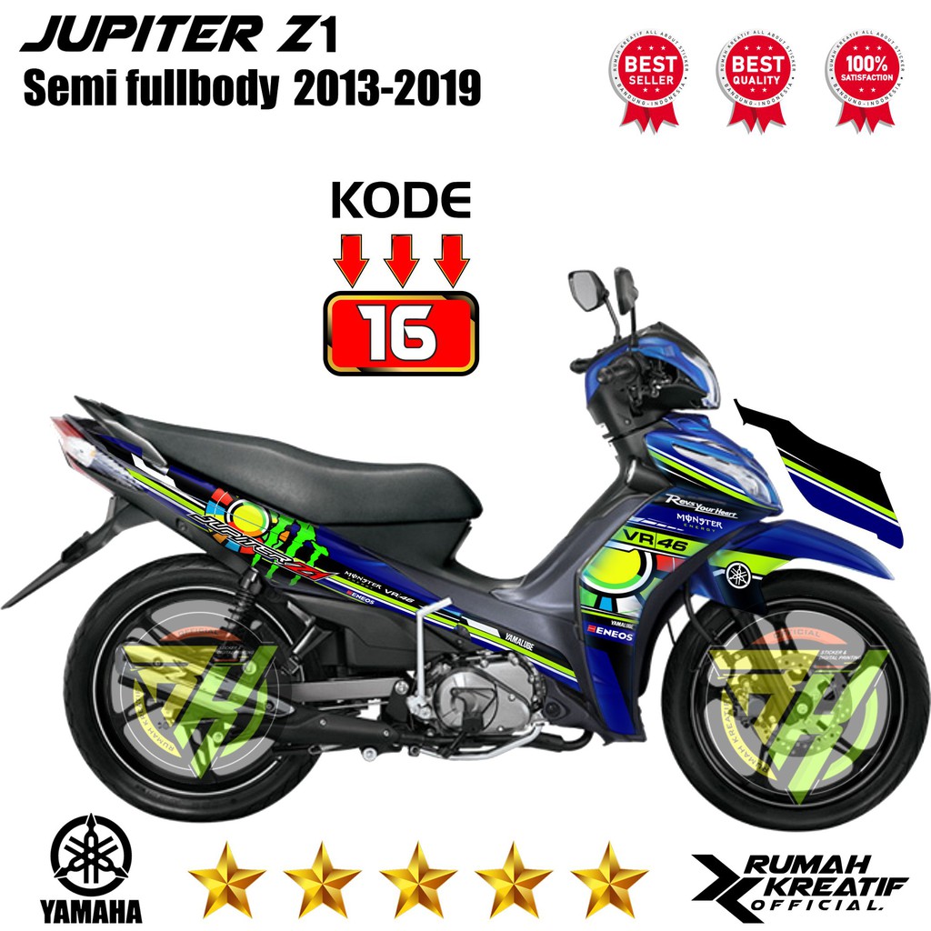 Jual JUPITER Z1 SEMI FULLBODY Jupiter Z1 2013 2019 STRIPING VARIASI YAMAHA RK A Indonesia Shopee Indonesia